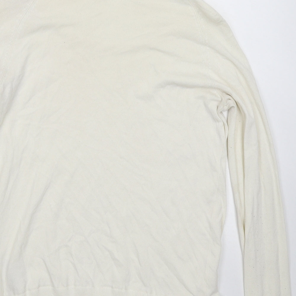 ESMARA Womens White  Knit Pullover Jumper Size 12