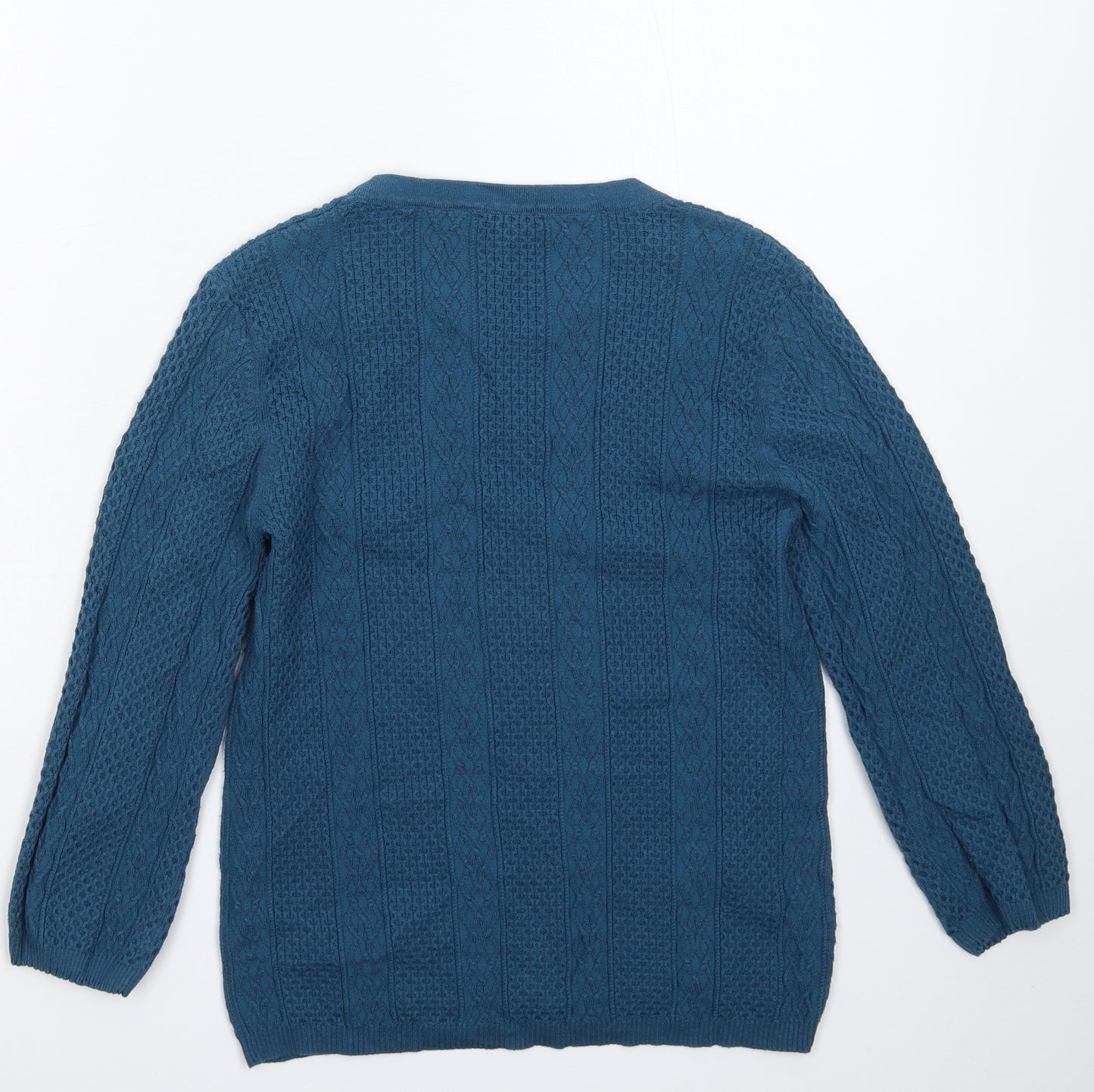 Country Casuals Womens Blue  Knit Pullover Jumper Size M