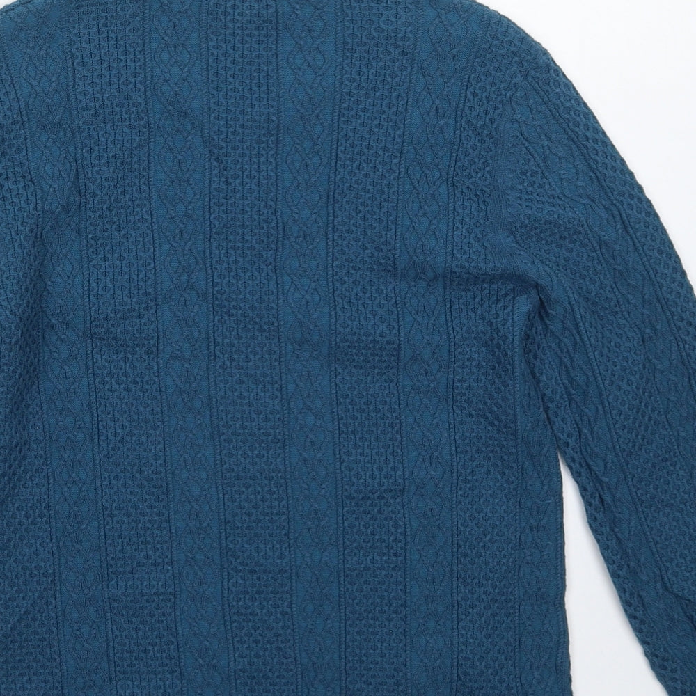 Country Casuals Womens Blue  Knit Pullover Jumper Size M