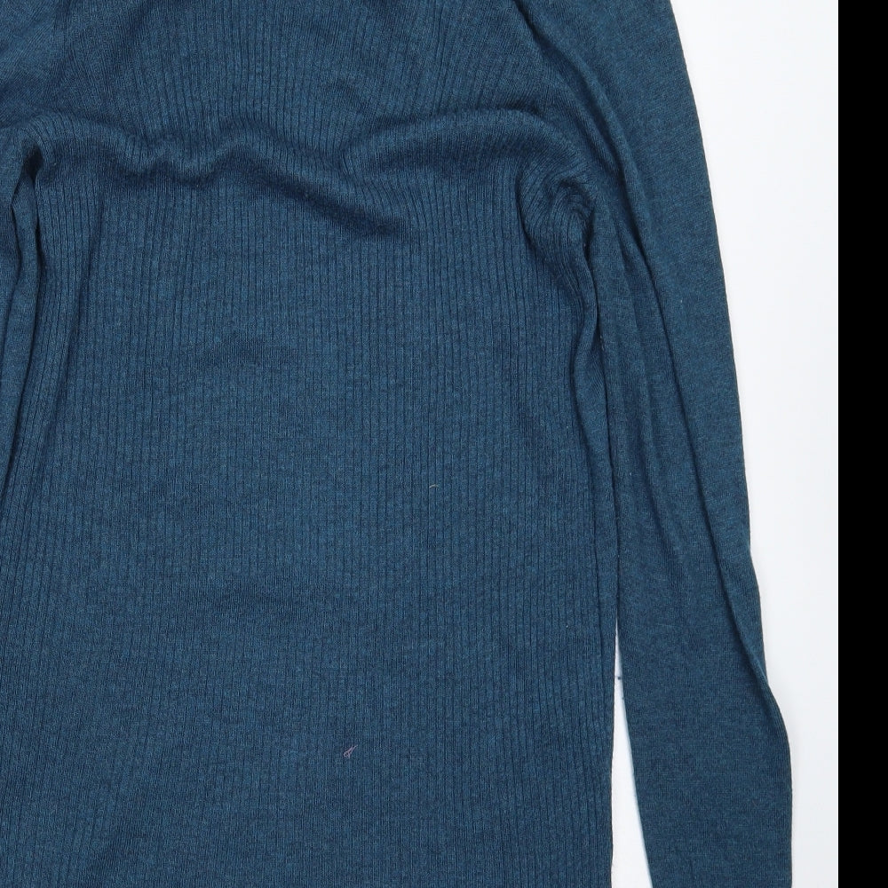 George Womens Blue  Knit Cardigan Jumper Size L