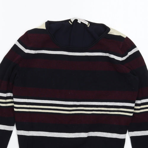 Principles Womens Multicoloured Striped Knit Pullover Jumper Size 8