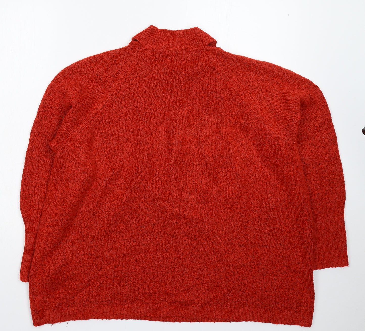 F&F Womens Red  Knit Pullover Jumper Size 18
