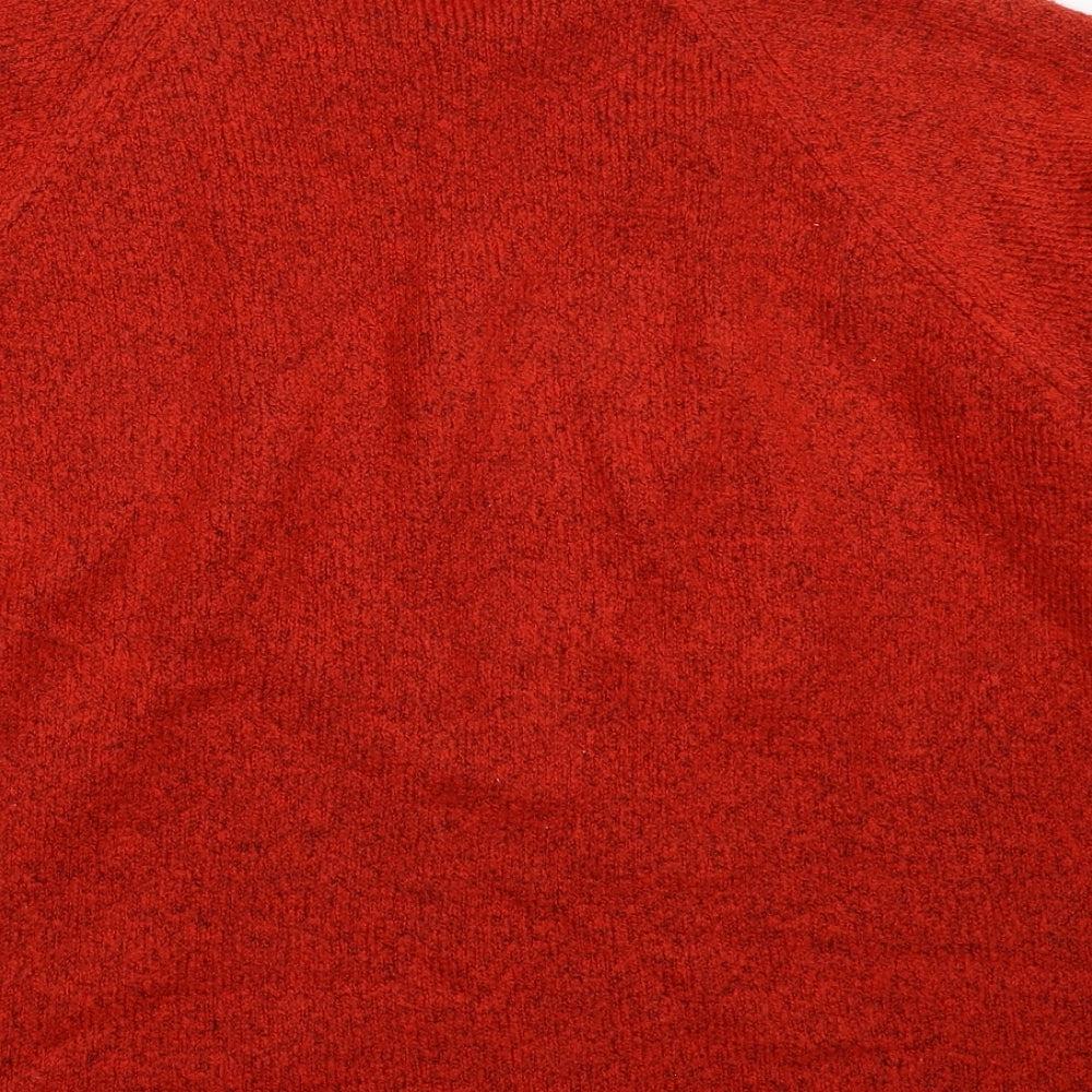 F&F Womens Red  Knit Pullover Jumper Size 18