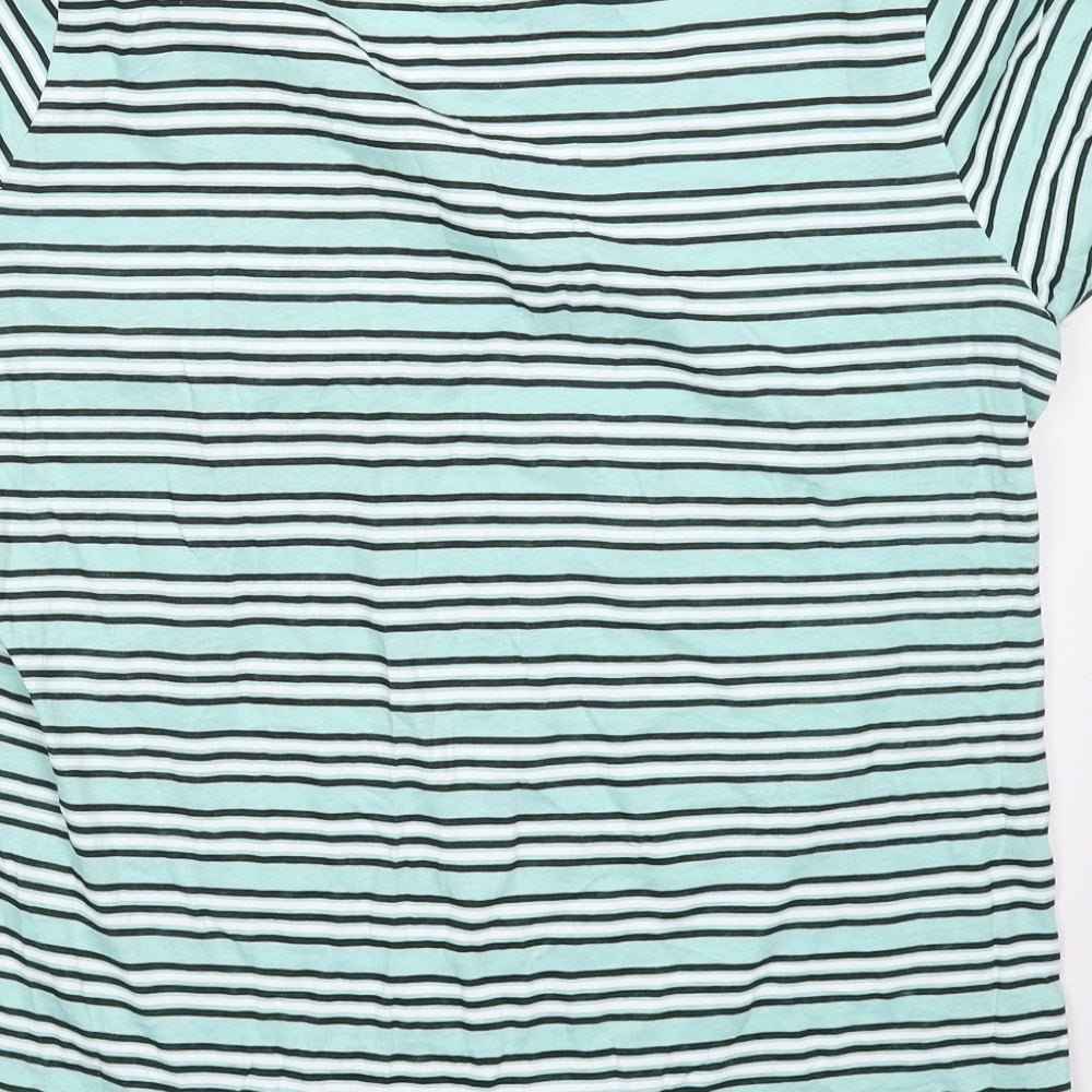 Pep&Co Womens Multicoloured Striped  Basic T-Shirt Size 16