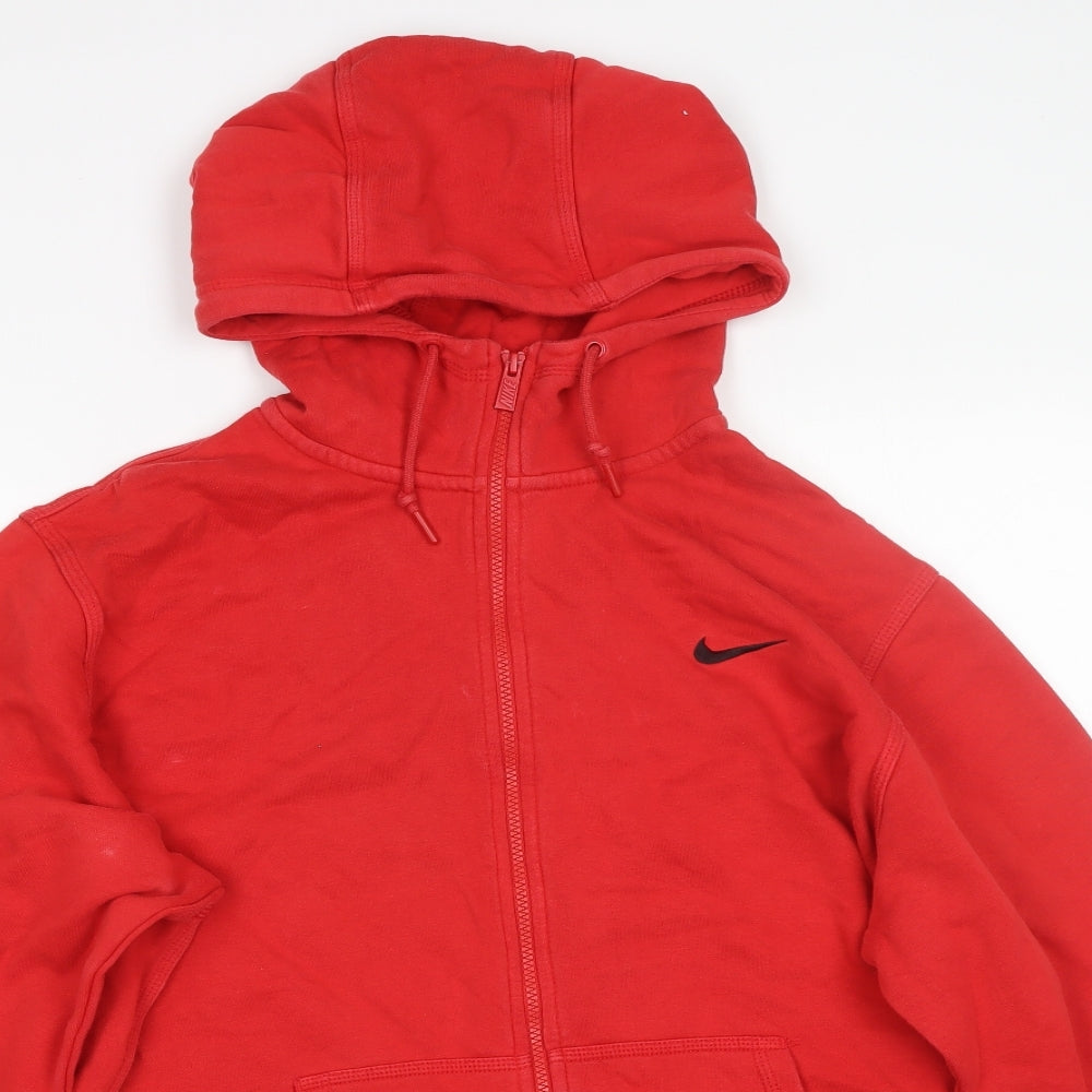 Nike Mens Red   Full Zip Hoodie Size XL