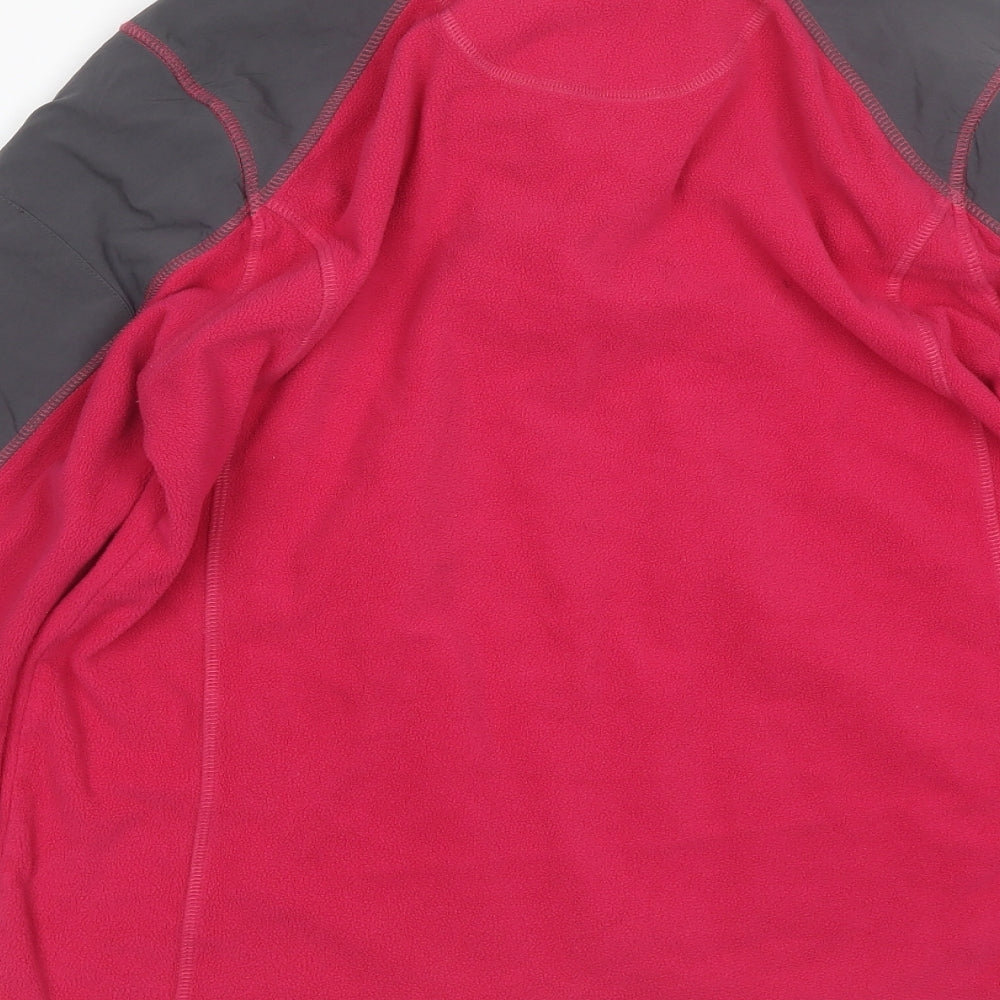 Crane Womens Pink  Fleece Pullover Sweatshirt Size 16