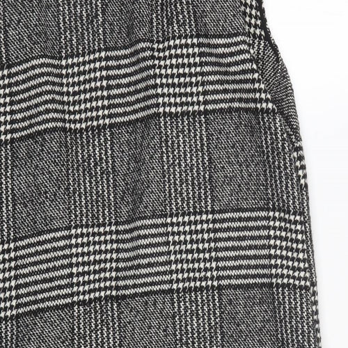 Papaya Womens Black Plaid  Jacket Coat Size 14