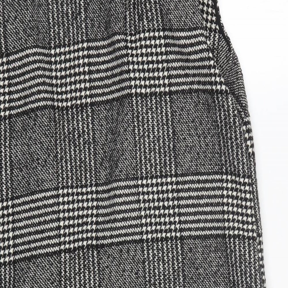Papaya Womens Black Plaid  Jacket Coat Size 14