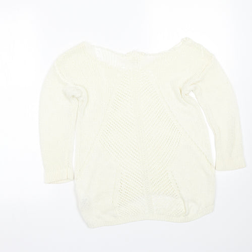 NEXT Womens Beige   Pullover Jumper Size 6