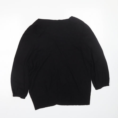 George Womens Black   Cardigan Jumper Size 20