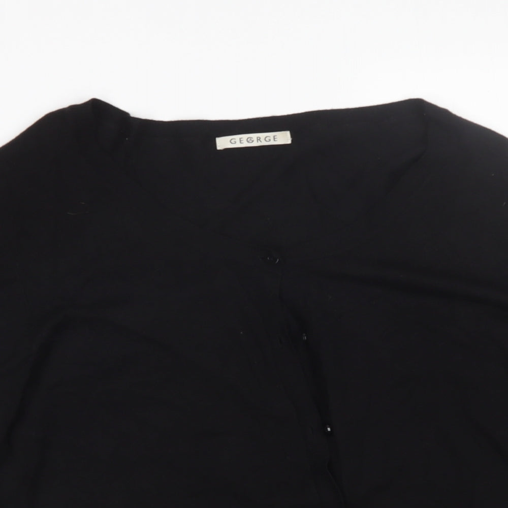 George Womens Black   Cardigan Jumper Size 20