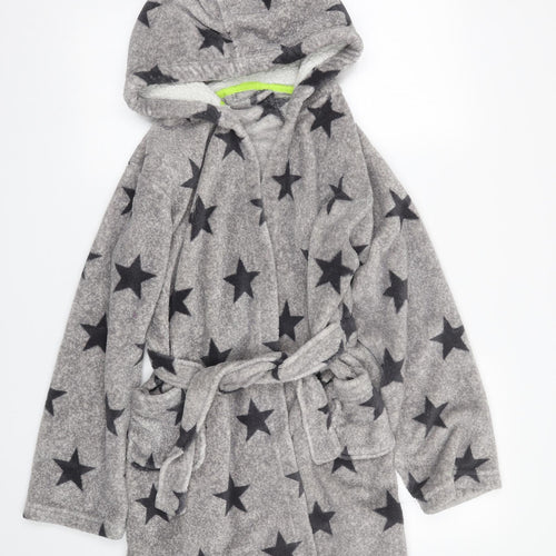 Nutmeg Boys Grey Polka Dot   Gown Size 12-13 Years