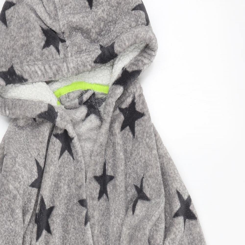 Nutmeg Boys Grey Polka Dot   Gown Size 12-13 Years
