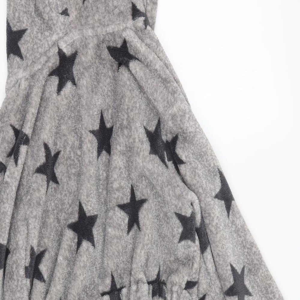 Nutmeg Boys Grey Polka Dot   Gown Size 12-13 Years
