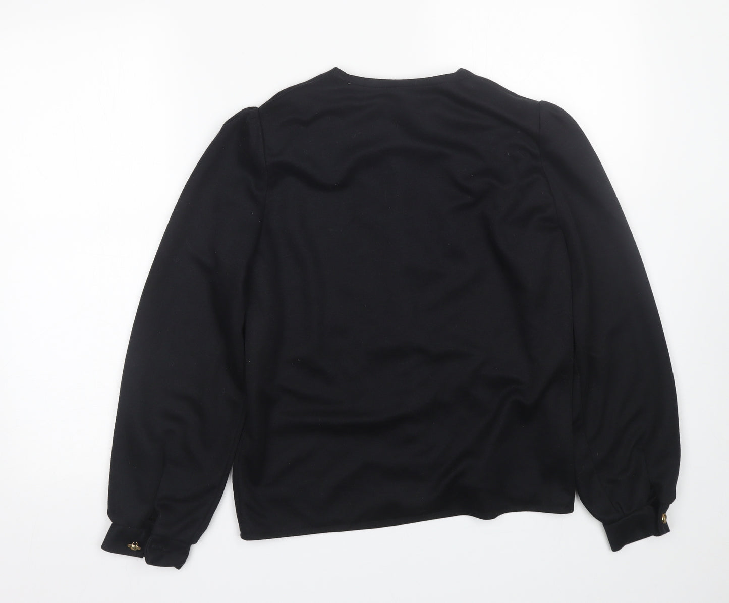 Preworn Womens Black   Cardigan Jumper Size 12