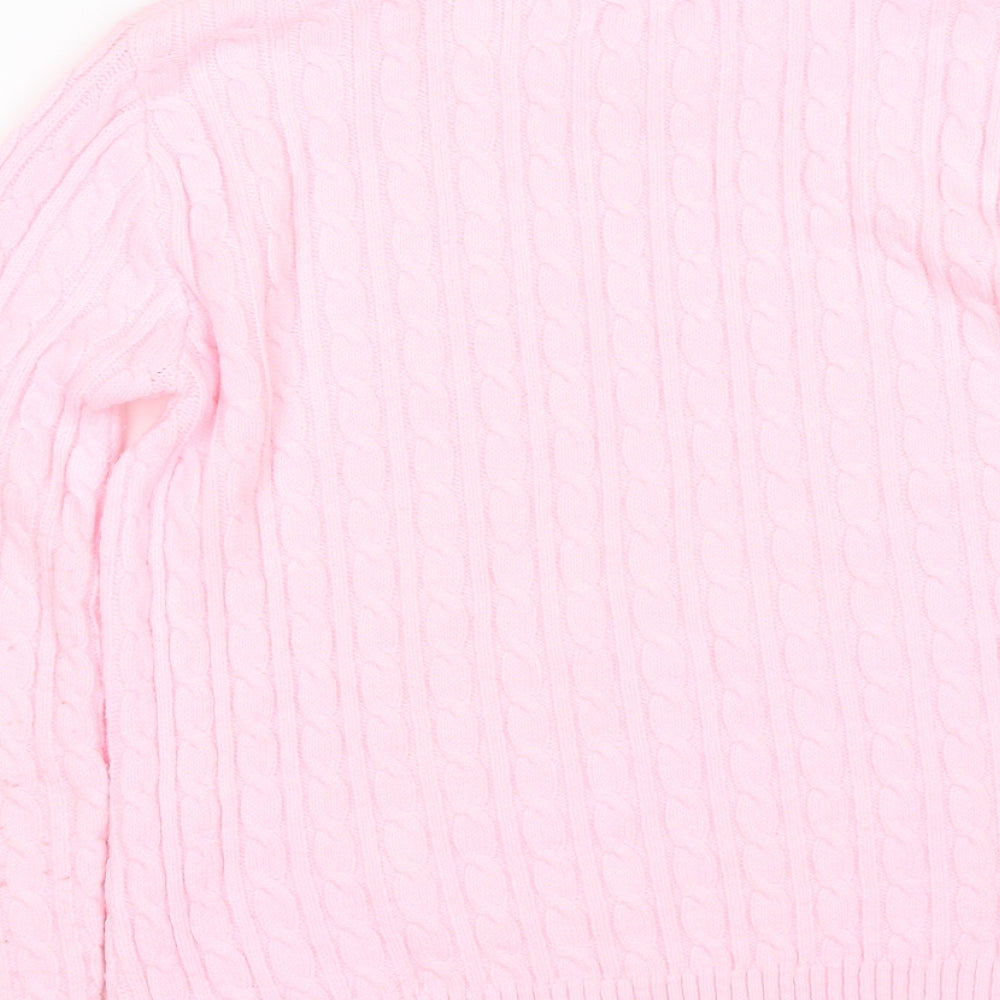 pure & natural Womens Pink   Pullover Jumper Size S