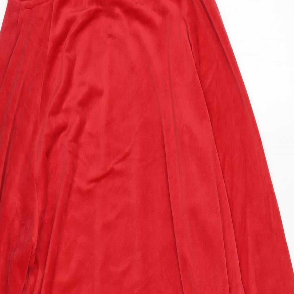 no boundries Girls Red  Velour Cami One Piece Size 13 Years