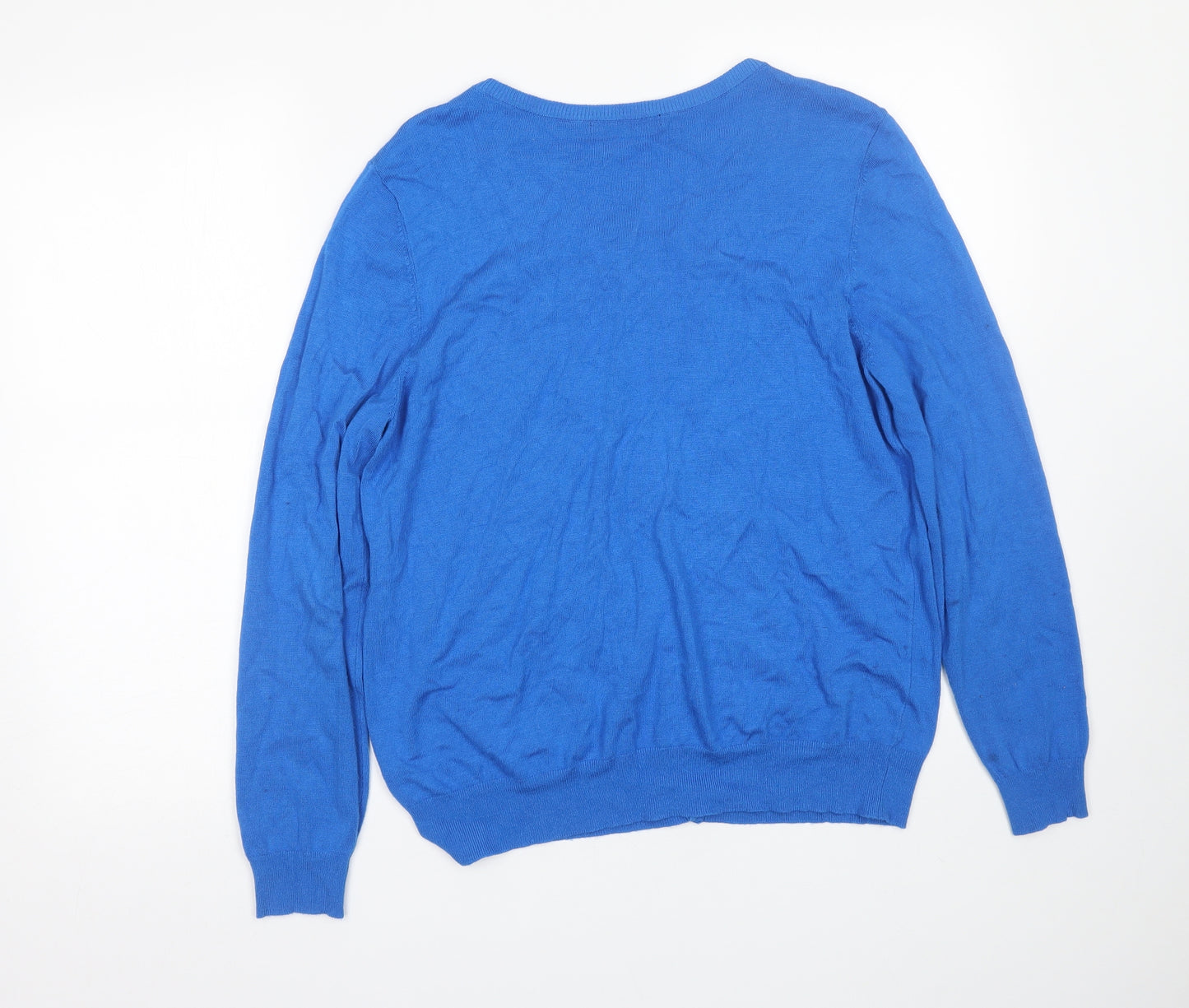 George Womens Blue   Cardigan Jumper Size 16