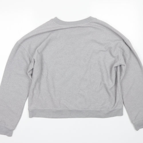 Topshop Womens Grey   Pullover Sweatshirt Size 12