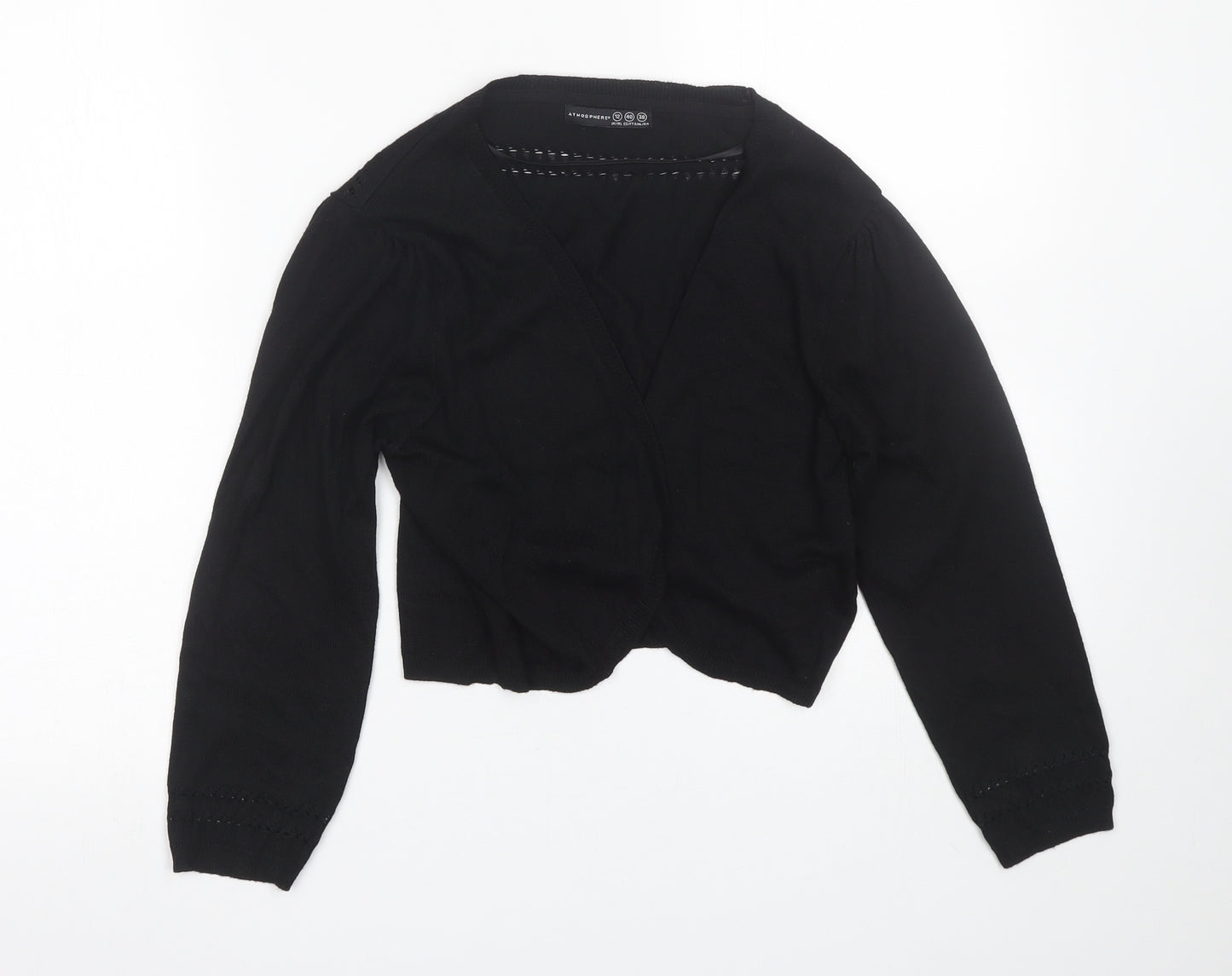 Atmosphere Womens Black   Cape Jumper Size 12