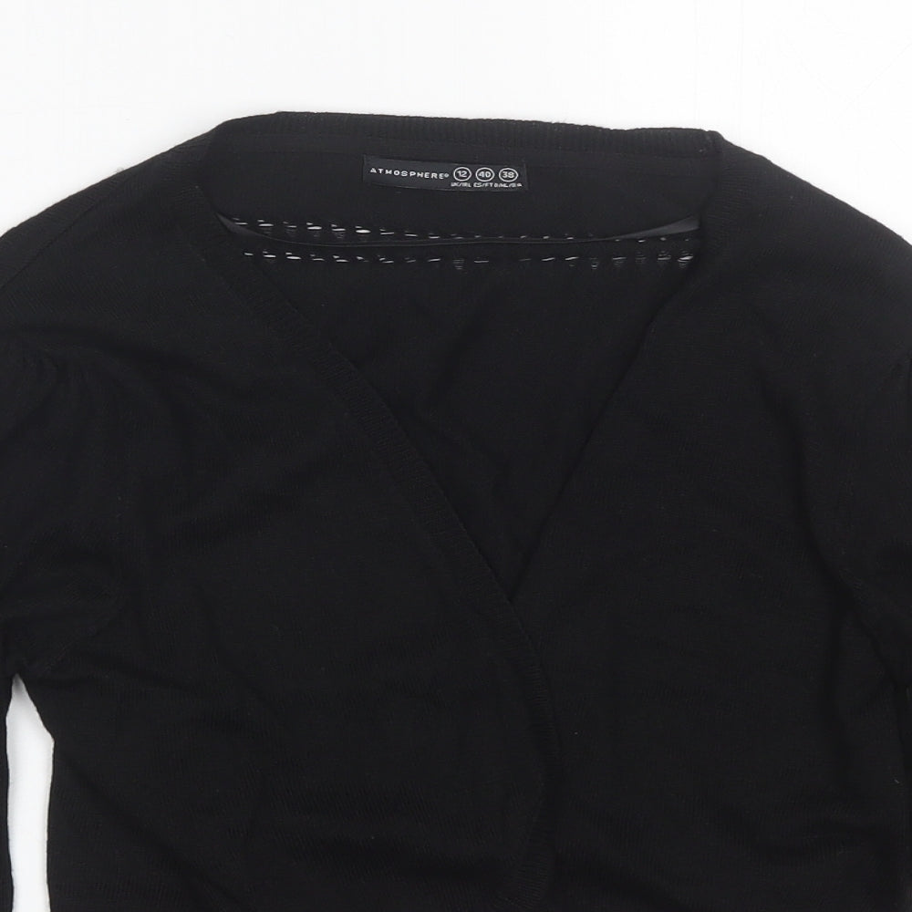 Atmosphere Womens Black   Cape Jumper Size 12