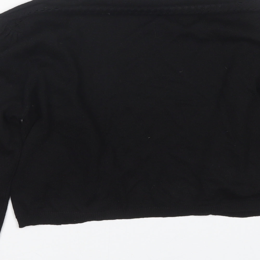 Atmosphere Womens Black   Cape Jumper Size 12