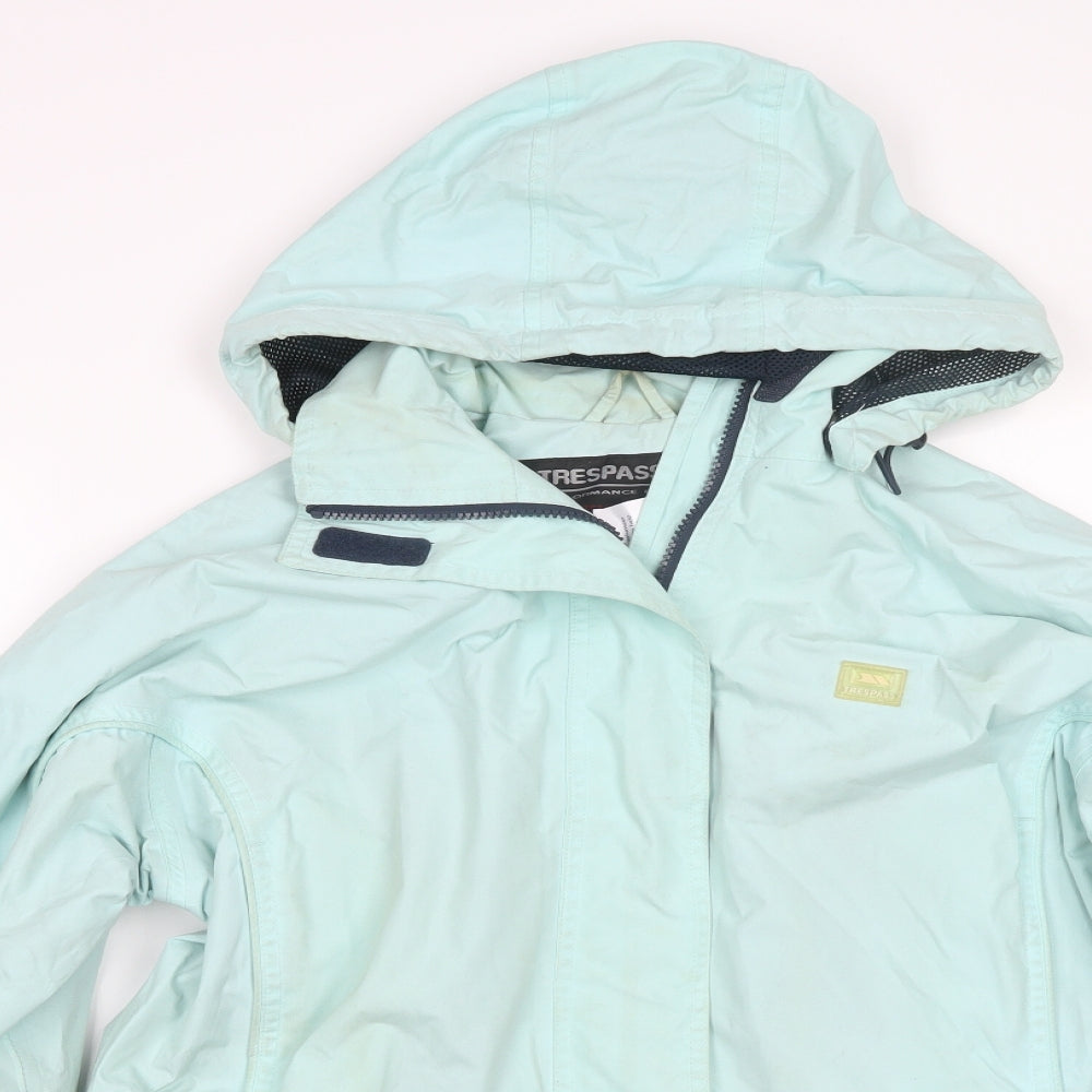 Trespass Womens Blue   Rain Coat Coat Size S