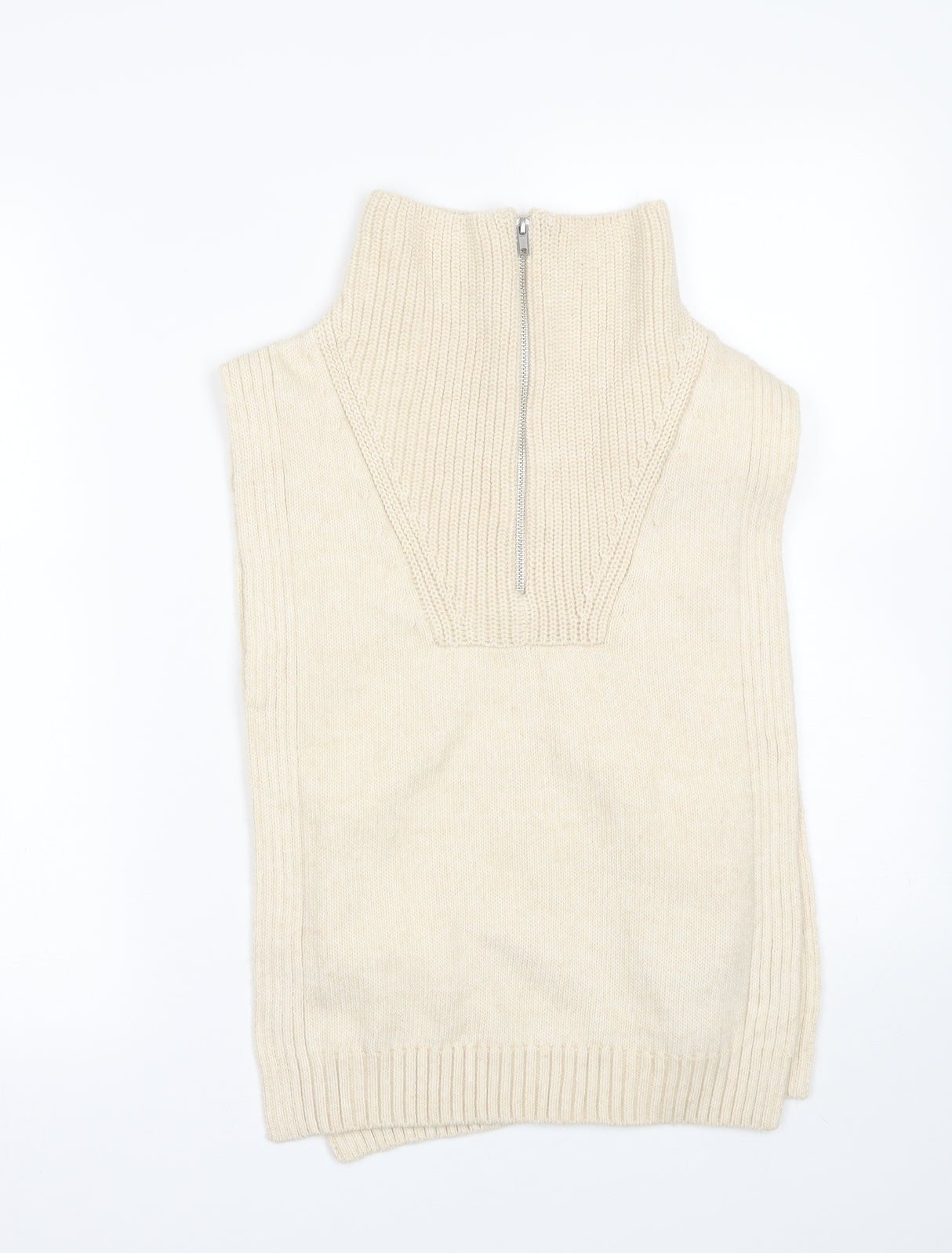 H&M Womens Beige   Vest Jumper One Size