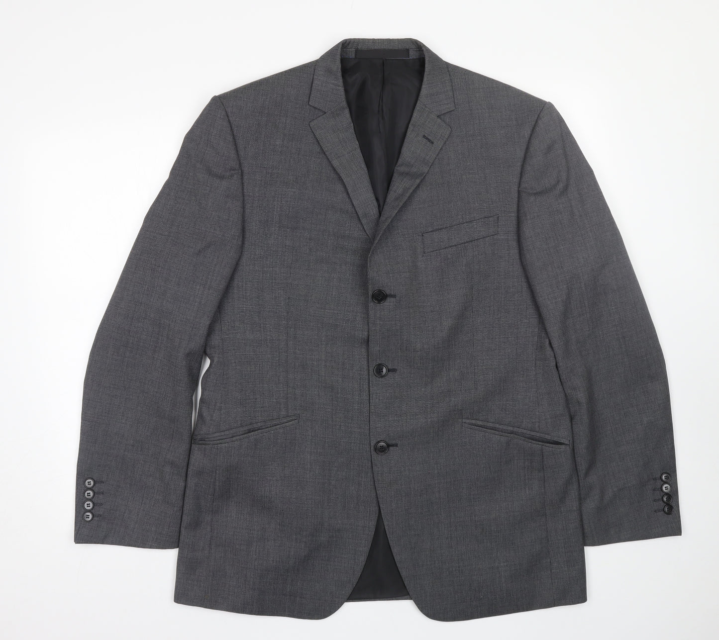 M&S Mens Grey   Jacket Suit Size 41