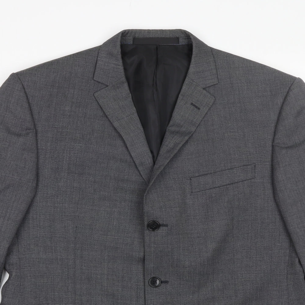 M&S Mens Grey   Jacket Suit Size 41