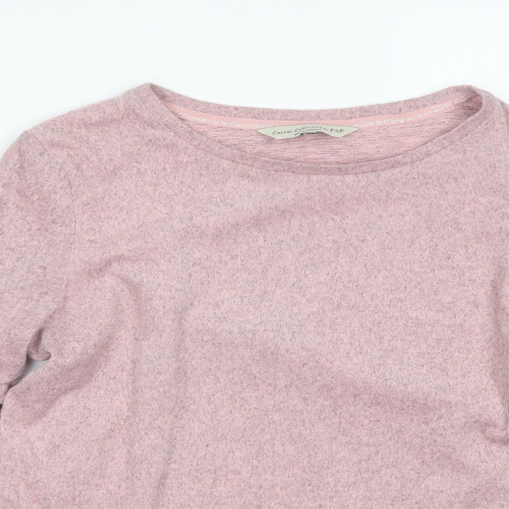 F&F Womens Pink   Basic T-Shirt Size 10