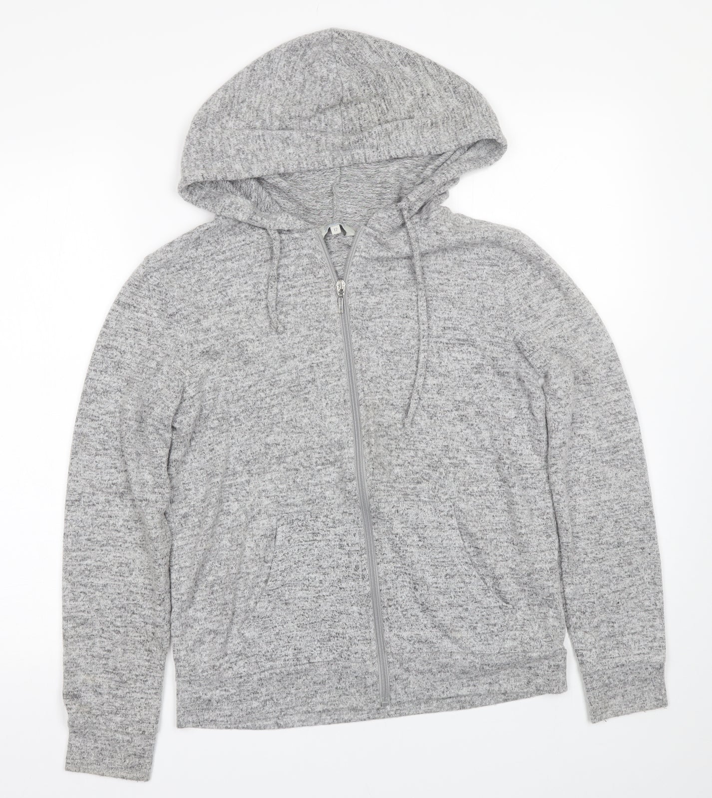 Peacocks Womens Grey   Full Zip Hoodie Size 12