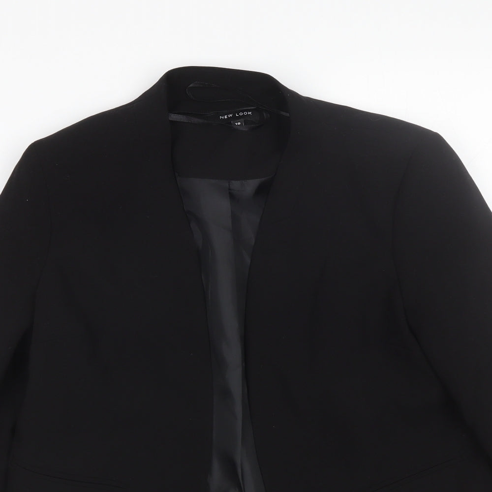 New Look Womens Black   Jacket Suit Size 10