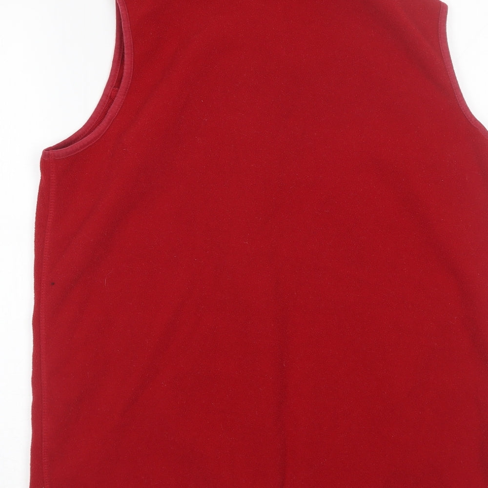 EWM Womens Red   Full Zip Sweatshirt Size M