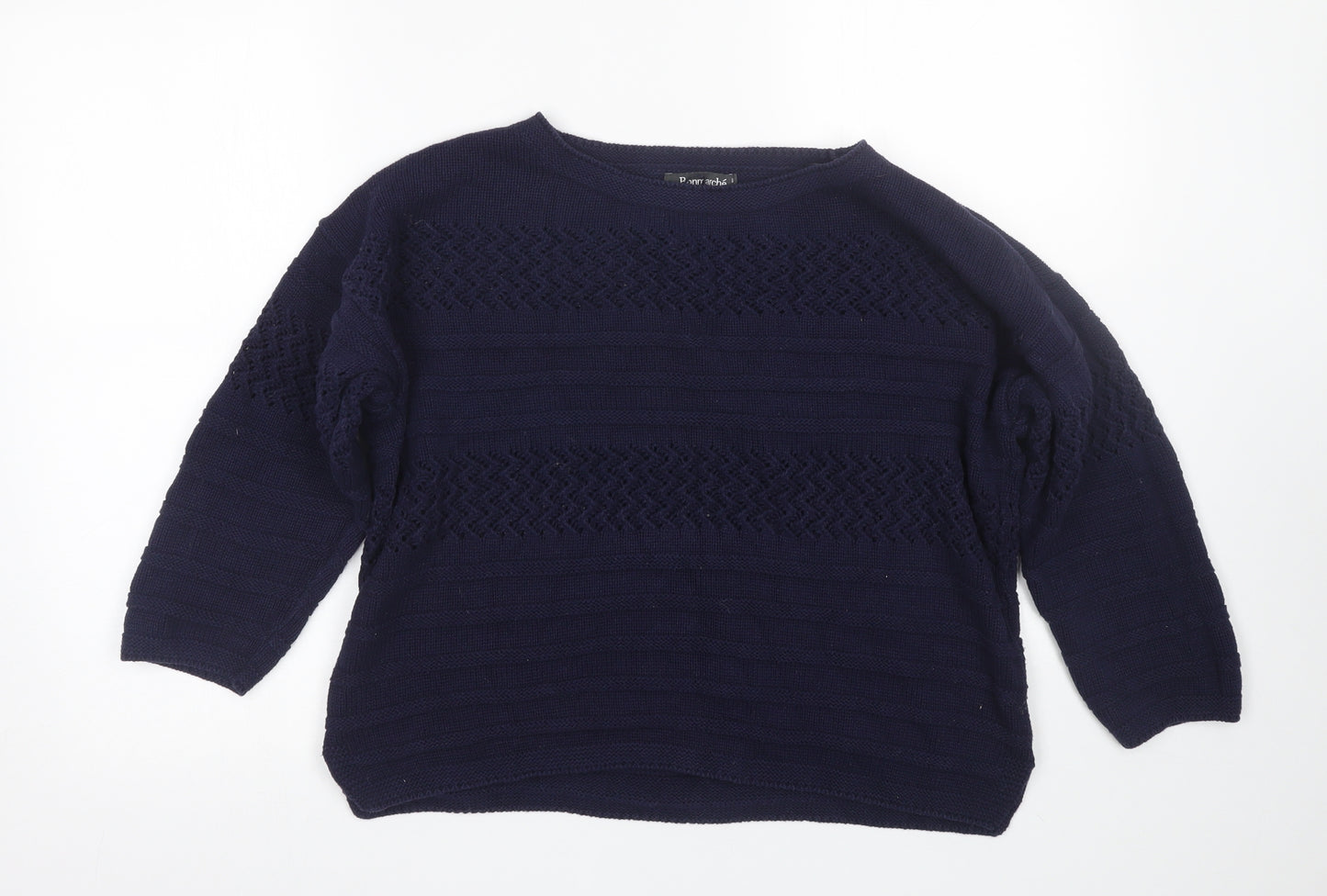 Bonmarché Womens Blue   Pullover Jumper Size S