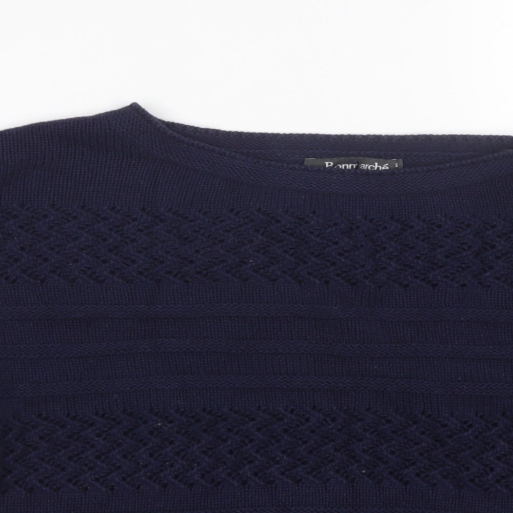 Bonmarché Womens Blue   Pullover Jumper Size S