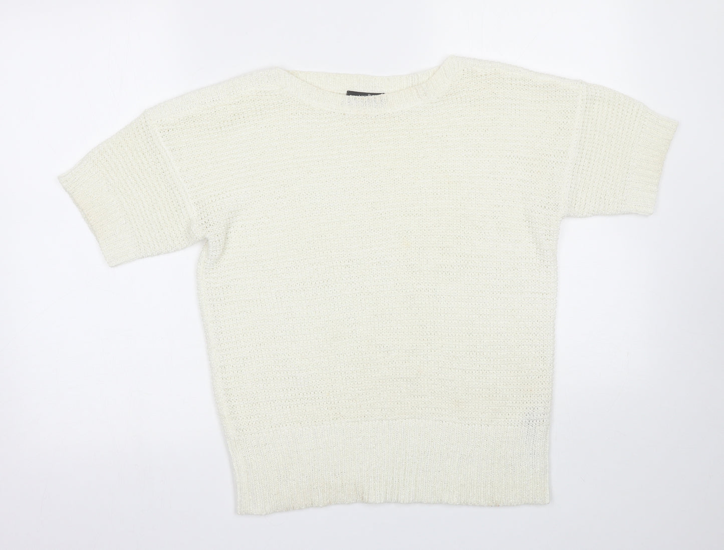 Wallis Womens White   Basic T-Shirt Size S