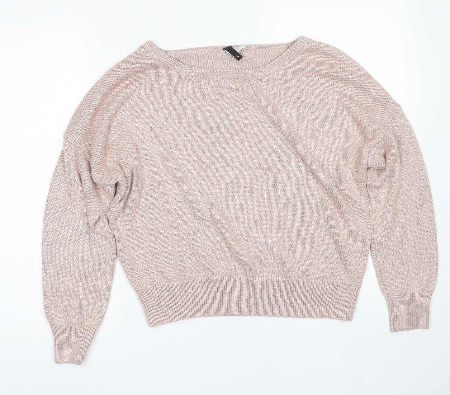 H&M Womens Pink   Pullover Jumper Size L