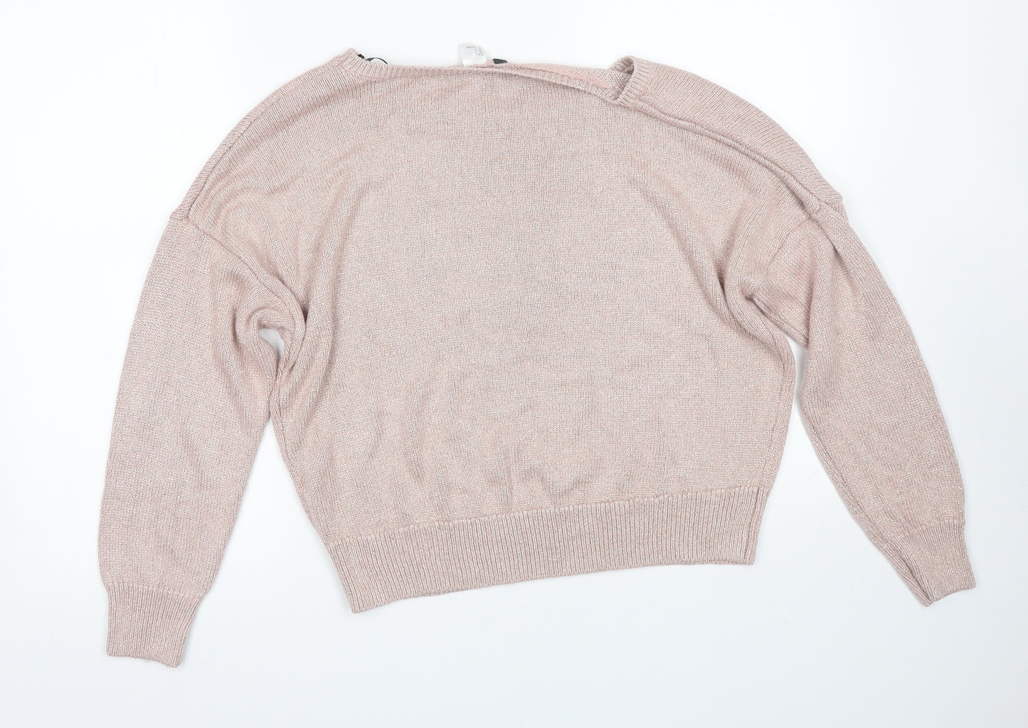 H&M Womens Pink   Pullover Jumper Size L