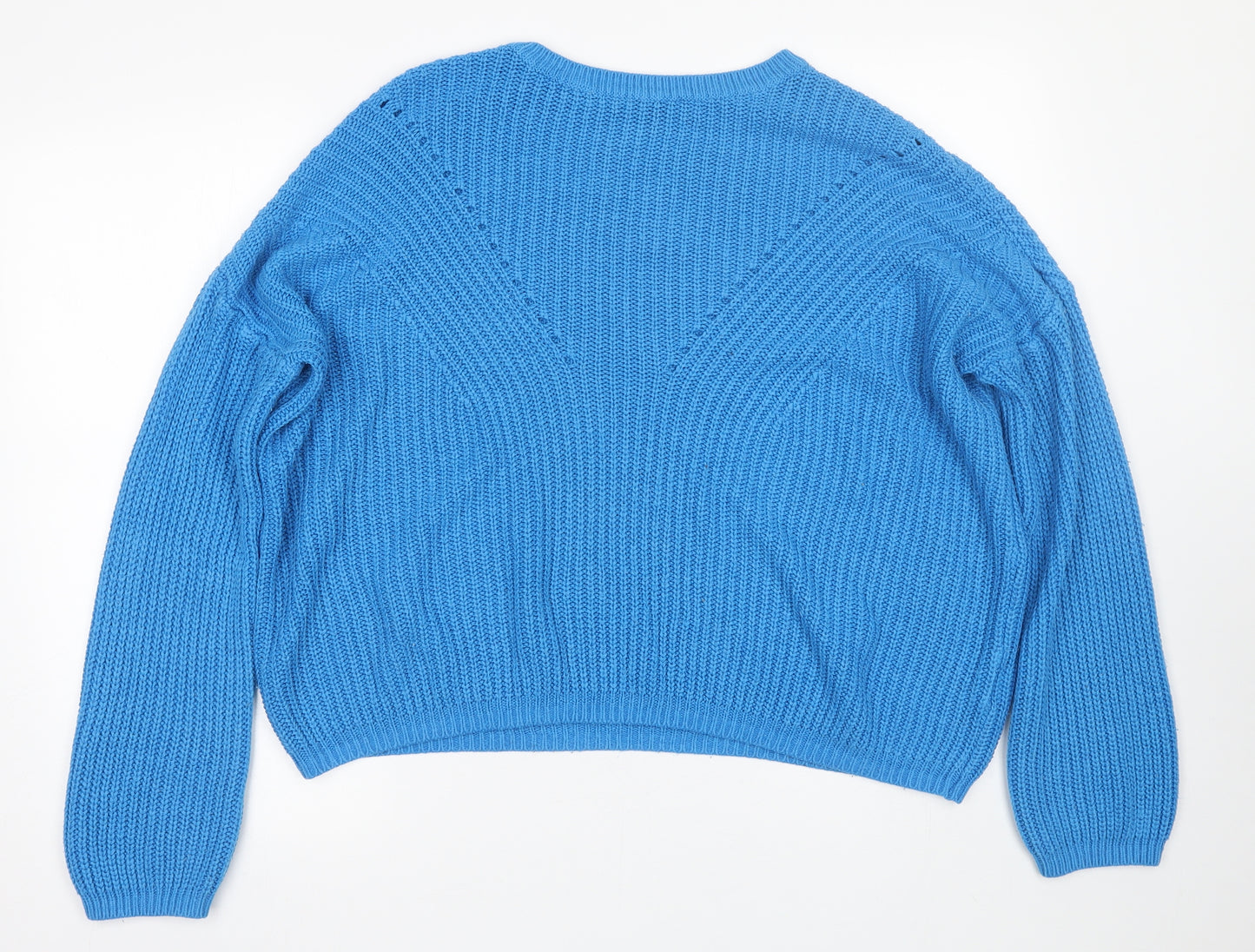 Peacocks Womens Blue   Pullover Jumper Size L