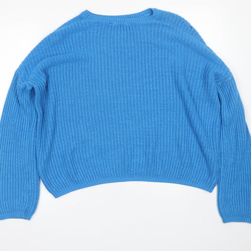 Peacocks Womens Blue   Pullover Jumper Size L