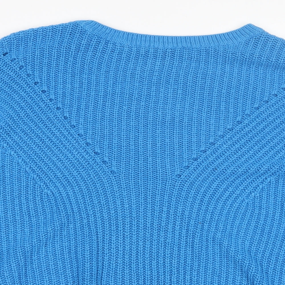 Peacocks Womens Blue   Pullover Jumper Size L