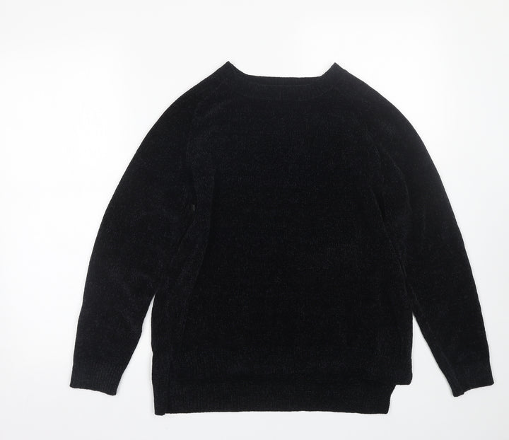 F&F Womens Black Pullover Jumper Size 12