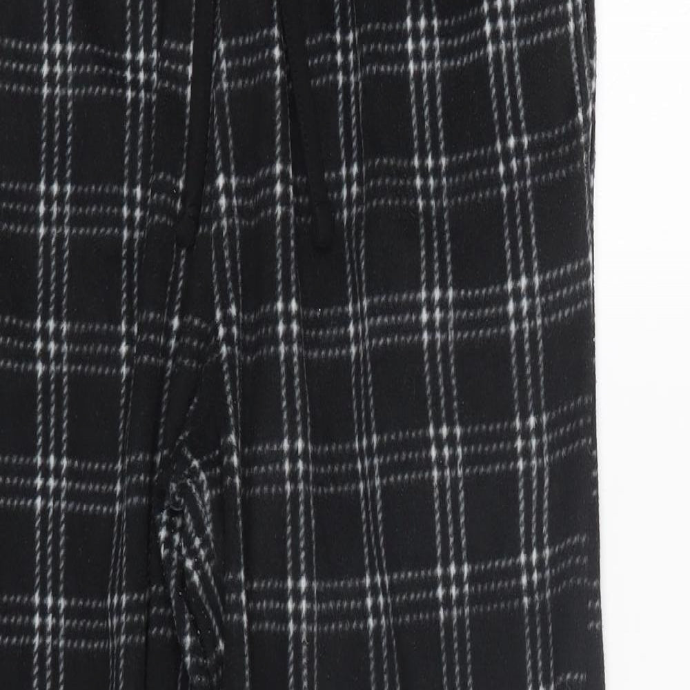 Primark Womens Black Plaid  Cami Pyjama Pants Size L