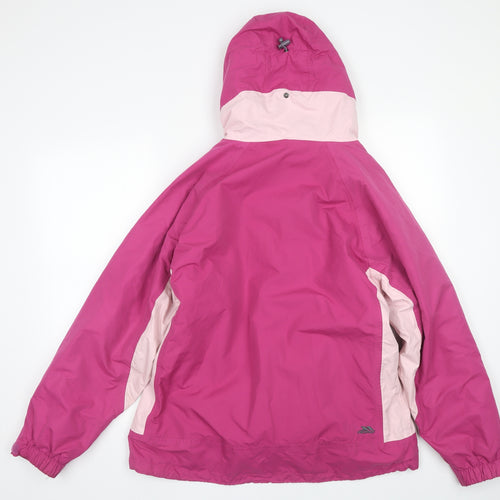 Tresspass Womens Pink   Rain Coat Coat Size 18