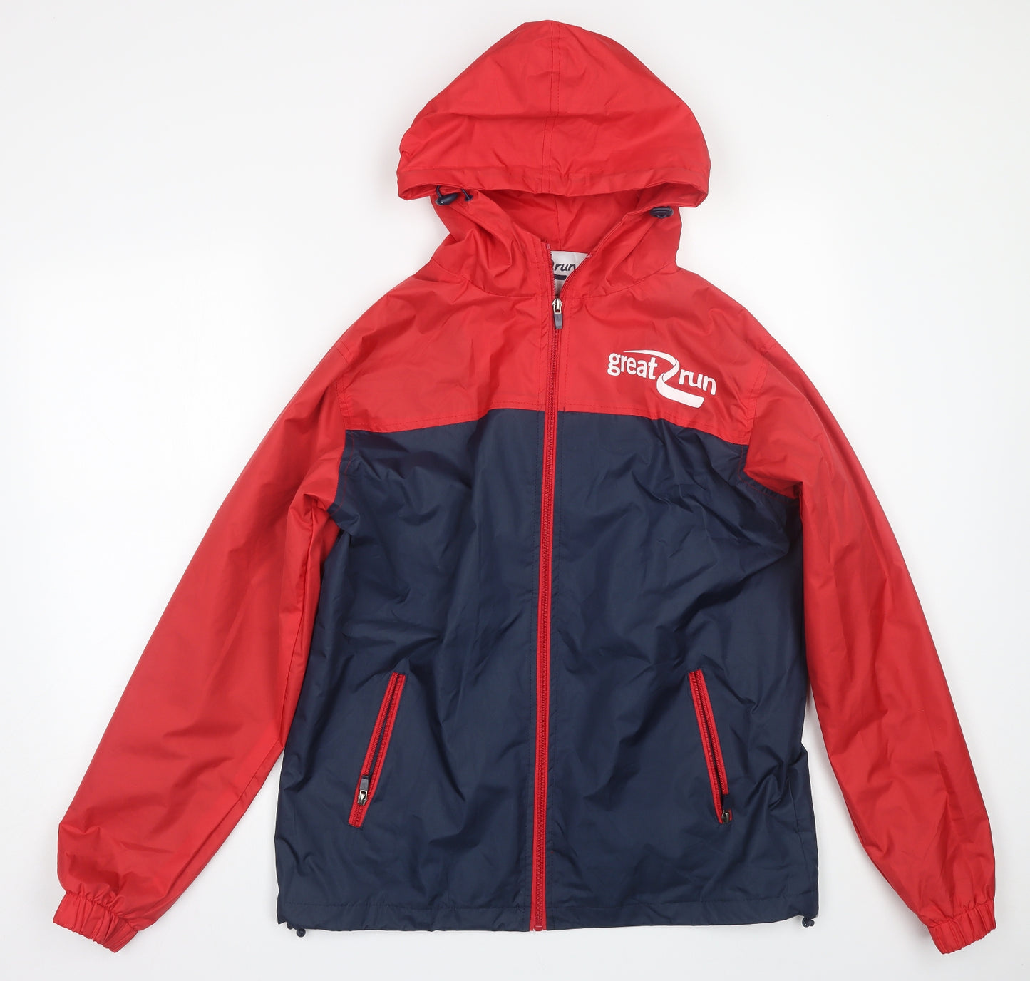 Great Run Mens Red   Rain Coat Coat Size S