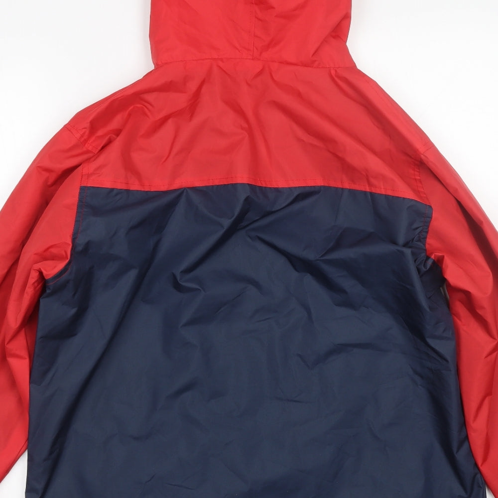 Great Run Mens Red   Rain Coat Coat Size S