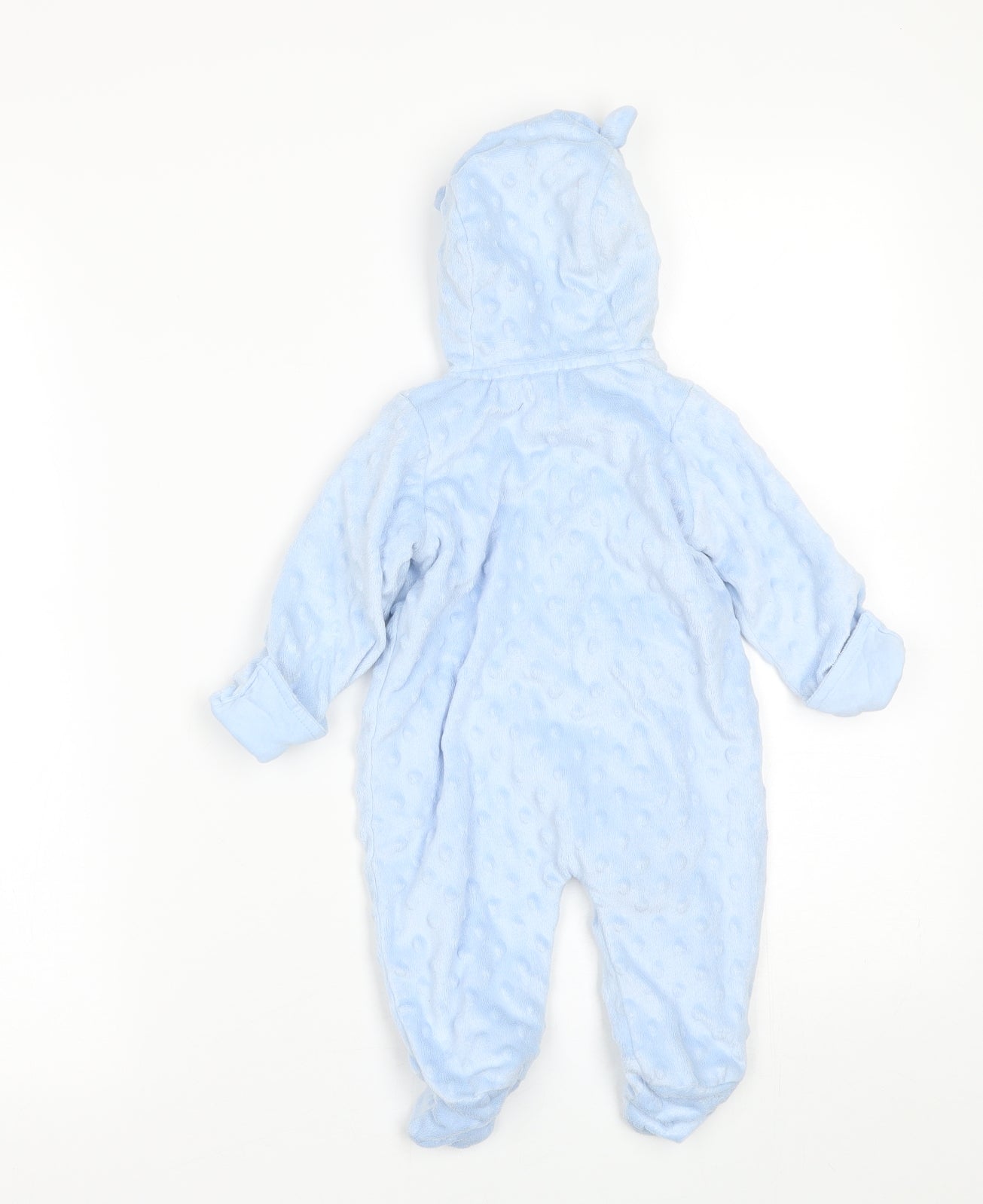 George Baby Blue Polka Dot  Babygrow One-Piece Size 0-3 Months