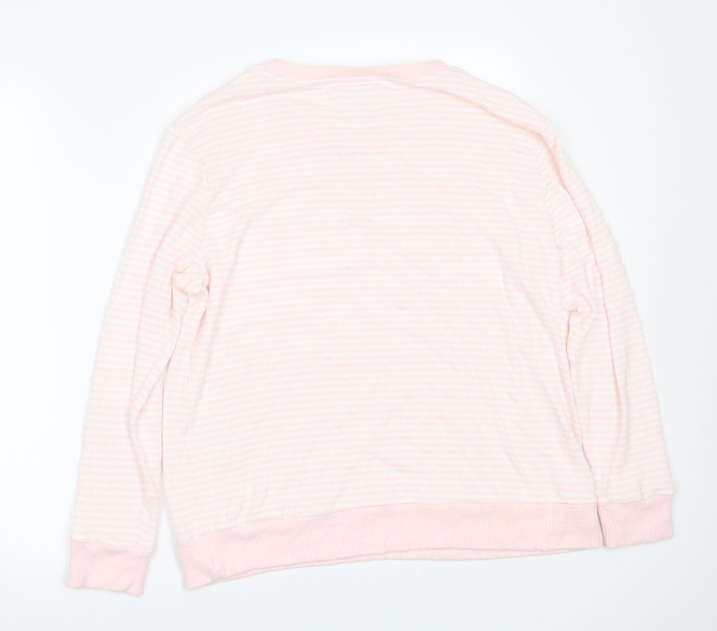 Matalan Womens Pink Striped  Top Pyjama Top Size 18