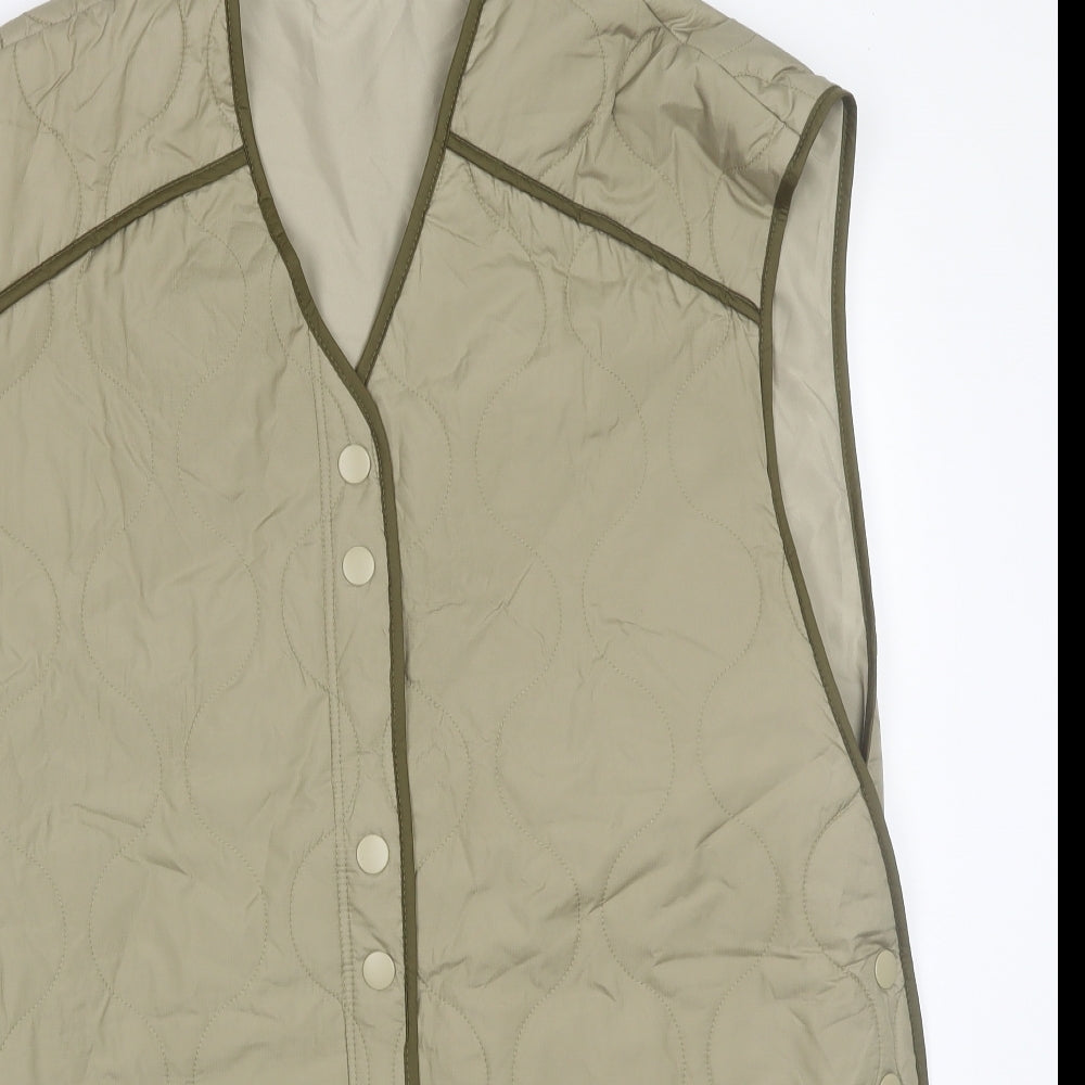 H&M Womens Green   Jacket Coat Size XS
